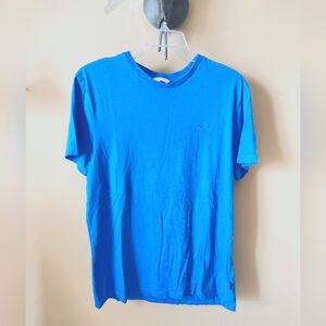 Calvin Klein Men's Solid Blue Crew Neck T-Shirt Size M